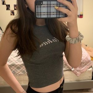 Aloha cropped chunky tank top